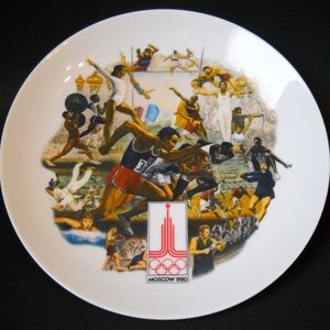 XXII Olympic Plate Moscow Summer Games 1980